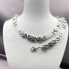 Collar y Pulsera 06.363.0057.24 Acero Inoxidable, Pulido, Tono Plateado
