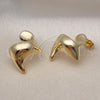 Arete Dormilona 02.163.0323 Oro Laminado, Pulido, Tono Dorado