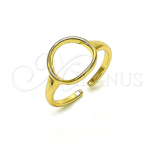 Anillo Elegante 01.213.0062 Oro Laminado, Pulido, Tono Dorado (One size fits all)