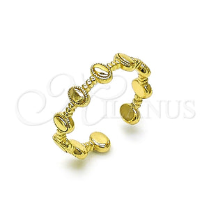 Anillo Elegante 01.213.0065 Oro Laminado, Diamantado, Tono Dorado (One size fits all)