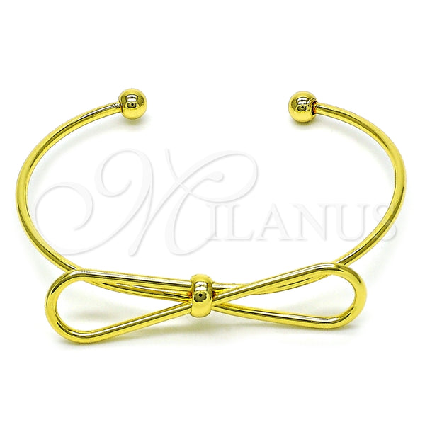Aro Individual 07.341.0059 Oro Laminado, Diseño de Arco, Pulido, Tono Dorado (02 MM Thickness, One size fits all)