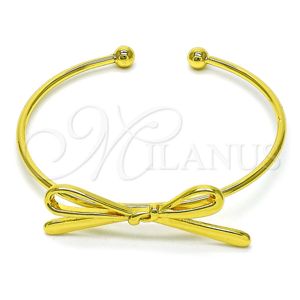 Aro Individual 07.341.0060 Oro Laminado, Diseño de Arco, Pulido, Tono Dorado (02 MM Thickness, One size fits all)