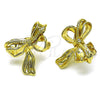Arete Dormilona 02.341.0206 Oro Laminado, Diseño de Arco, Pulido, Tono Dorado