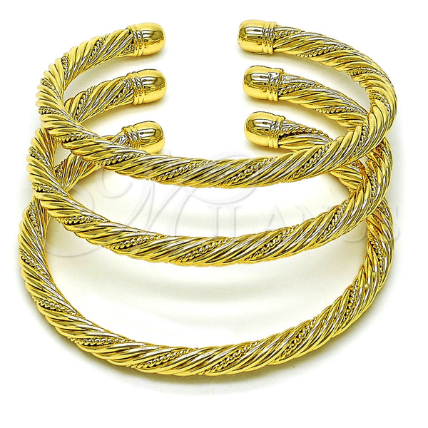 Aro Trio 07.170.0013.1 Oro Laminado, Diseño de Torcido, Pulido, Tono Dorado (05 MM Thickness, One size fits all)