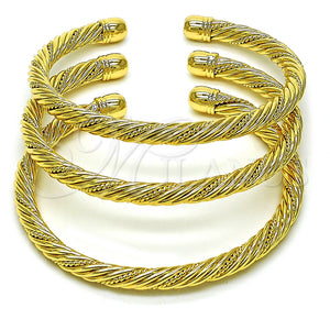 Aro Trio 07.170.0013.1 Oro Laminado, Diseño de Torcido, Pulido, Tono Dorado (05 MM Thickness, One size fits all)