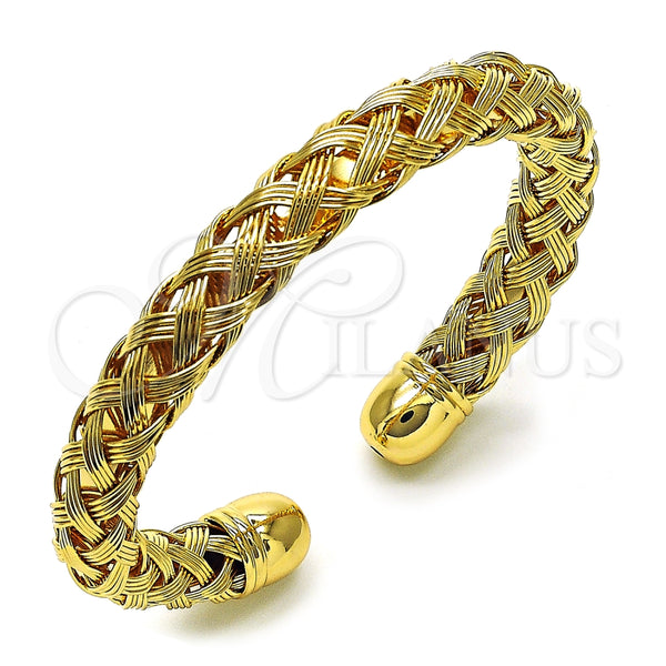 Aro Individual 07.170.0006.1 Oro Laminado, Diseño de Torcido, Pulido Amarillo, Tono Dorado (Grosor 10 MM, Talla Unica)