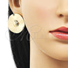 Arete Dormilona 02.385.0053 Oro Laminado, Pulido, Tono Dorado