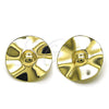 Arete Dormilona 02.385.0053 Oro Laminado, Pulido, Tono Dorado