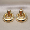 Arete Dormilona 02.385.0055 Oro Laminado, Pulido, Tono Dorado