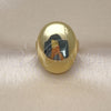 Anillo Elegante 01.341.0143 Oro Laminado, Diseño de Bola, Pulido, Tono Dorado (One size fits all)