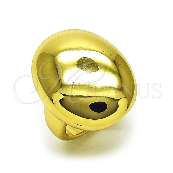 Anillo Elegante 01.341.0143 Oro Laminado, Diseño de Bola, Pulido, Tono Dorado (One size fits all)