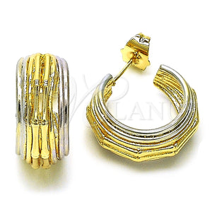 Argolla Pequeña 02.170.0449.20 Oro Laminado, Pulido, Tres Tonos