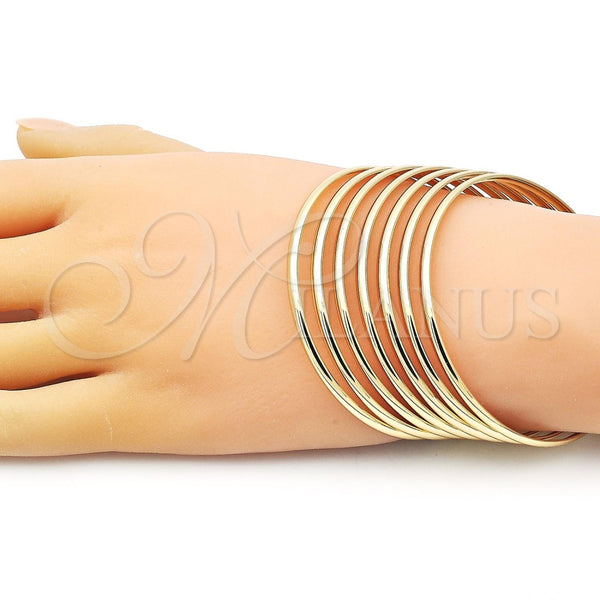 Aro Semanario 07.08.0001.05 Oro Laminado, Pulido, Tono Dorado (03 MM Thickness, Size 5 (2.50 Diameter))