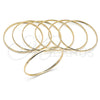 Aro Semanario 07.08.0001.05 Oro Laminado, Pulido, Tono Dorado (03 MM Thickness, Size 5 (2.50 Diameter))