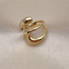 Anillo Elegante 01.60.0010 Oro Laminado, Pulido, Tono Dorado (Talla Unica)