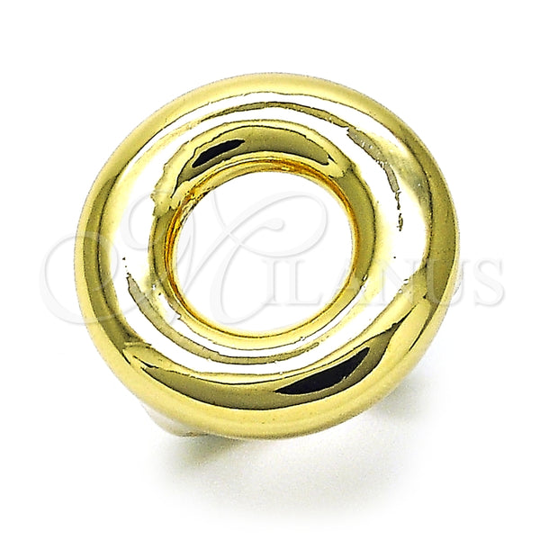 Anillo Elegante 01.60.0014 Oro Laminado, Pulido, Tono Dorado (One size fits all)