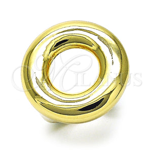 Anillo Elegante 01.60.0014 Oro Laminado, Pulido, Tono Dorado (One size fits all)
