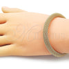 Aro Individual 07.319.0003 Oro Laminado, Diseño de File, Pulido, Tono Dorado (Grosor 07 MM, Talla Unica)