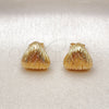 Arete Dormilona 02.342.0346 Oro Laminado, Diamantado, Tono Dorado