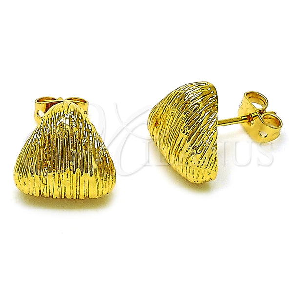 Arete Dormilona 02.342.0346 Oro Laminado, Diamantado, Tono Dorado