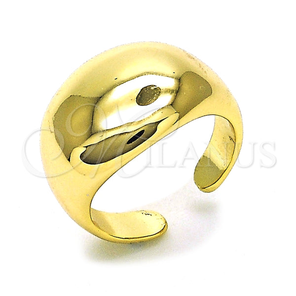Anillo Elegante 01.60.0019 Oro Laminado, Pulido, Tono Dorado (One size fits all)