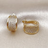 Argolla Huggie 02.283.0129.15 Oro Laminado, Pulido, Tono Dorado