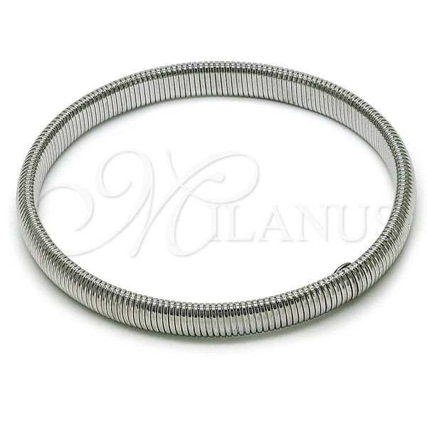 Pulsera Elegante 03.341.2287.08 Acero Inoxidable, Pulido, Tono Plateado (08 MM Thickness, 8 Inches Length)