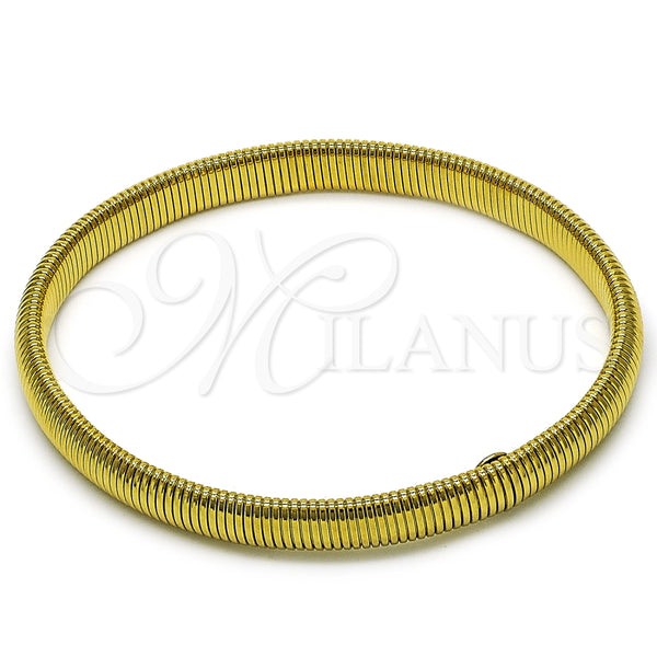 Pulsera Elegante 03.341.2287.1.08 Oro Laminado, Pulido, Tono Dorado (08 MM Thickness, 8 Inches Length)