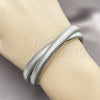 Pulsera Elegante 03.341.2288.08 Acero Inoxidable, Pulido, Tono Plateado (08 MM Thickness, 8 Inches Length)