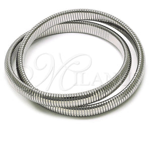 Pulsera Elegante 03.341.2288.08 Acero Inoxidable, Pulido, Tono Plateado (08 MM Thickness, 8 Inches Length)
