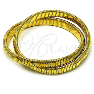Pulsera Elegante 03.341.2288.1.08 Acero Inoxidable, Pulido, Tono Dorado (08 MM Thickness, 8 Inches Length)