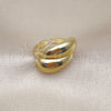 Anillo Elegante 01.341.0147 Oro Laminado, Pulido, Tono Dorado (One size fits all)