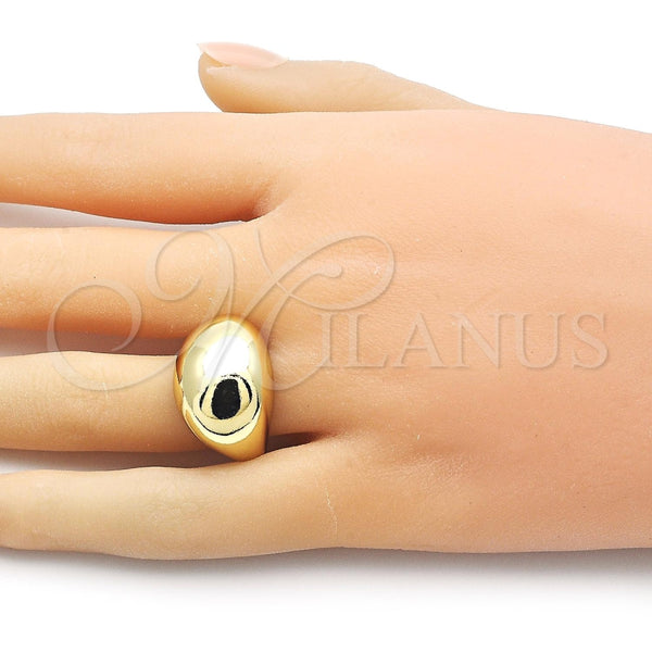 Anillo Elegante 01.341.0148 Oro Laminado, Diseño de Bola, Pulido, Tono Dorado (One size fits all)