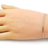 Pulsera Básica 04.213.0028.07 Oro Laminado, Diseño de Mariner, Diamantado, Tono Dorado (02 MM Thickness, 7 Inches Length)