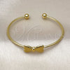 Aro Individual 07.341.0064 Oro Laminado, Diseño de Arco, Pulido, Tono Dorado (02 MM Thickness, One size fits all)