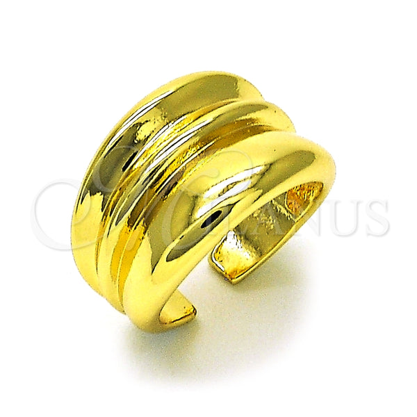 Anillo Elegante 01.341.0158 Oro Laminado, Pulido, Tono Dorado (One size fits all)