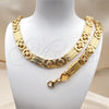 Collar y Pulsera 06.363.0032.2 Acero Inoxidable, Pulido, Tono Dorado
