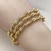 Aro Trio 07.170.0014.1 Oro Laminado, Diseño de Torcido, Pulido, Tono Dorado (06 MM Thickness, One size fits all)