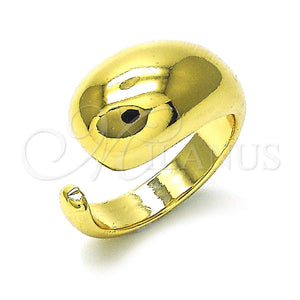 Anillo Elegante 01.163.0003 Oro Laminado, Diseño de Gota, Pulido, Tono Dorado (One size fits all)