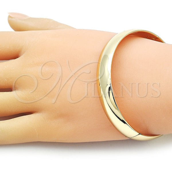 Aro Individual 07.213.0016.05 Oro Laminado, Pulido, Tono Dorado (12 MM Thickness, Size 5 (2.50 Diameter))