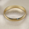 Aro Individual 07.213.0016.05 Oro Laminado, Pulido, Tono Dorado (12 MM Thickness, Size 5 (2.50 Diameter))