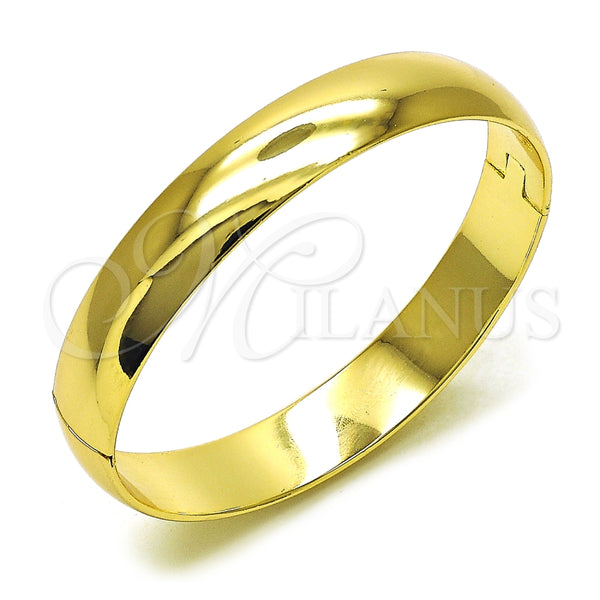 Aro Individual 07.213.0016.05 Oro Laminado, Pulido, Tono Dorado (12 MM Thickness, Size 5 (2.50 Diameter))