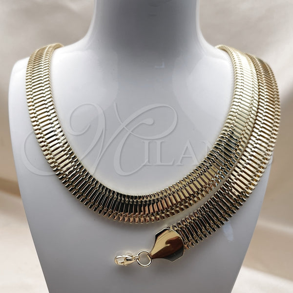 Collar y Pulsera 06.372.0077 Oro Laminado, Pulido, Tono Dorado