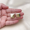 Argolla Huggie 02.195.0295.14 Oro Laminado, Pulido, Tono Dorado