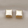 Argolla Huggie 02.195.0295.14 Oro Laminado, Pulido, Tono Dorado