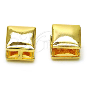 Argolla Huggie 02.195.0295.14 Oro Laminado, Pulido, Tono Dorado