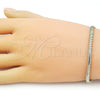 Pulsera Básica 04.213.0271.08 Oro Laminado, Diseño de Cola de Raton, Pulido, Tono Dorado (04 MM Thickness, 8 Inches Length)