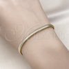 Pulsera Básica 04.213.0271.08 Oro Laminado, Diseño de Cola de Raton, Pulido, Tono Dorado (04 MM Thickness, 8 Inches Length)