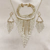 Collar, Pulsera, Dije y Anillo 06.372.0081 Oro Laminado, Diseño de Mariner, Diamantado, Tono Dorado
