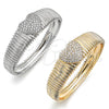 Aro Individual 07.60.0006.04 Oro Laminado, Diseño de Corazón, con Blanca Zirconia Cubica, Pulido, Tono Dorado (18 MM Thickness, Size 4 (2.25 Diameter))